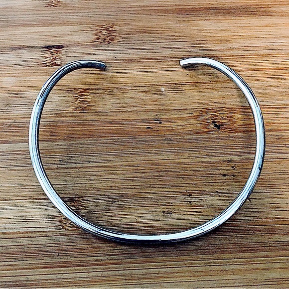 Jewelry - $112 Estate Tube Choker Collar Sterling 18 Grams Marked 925